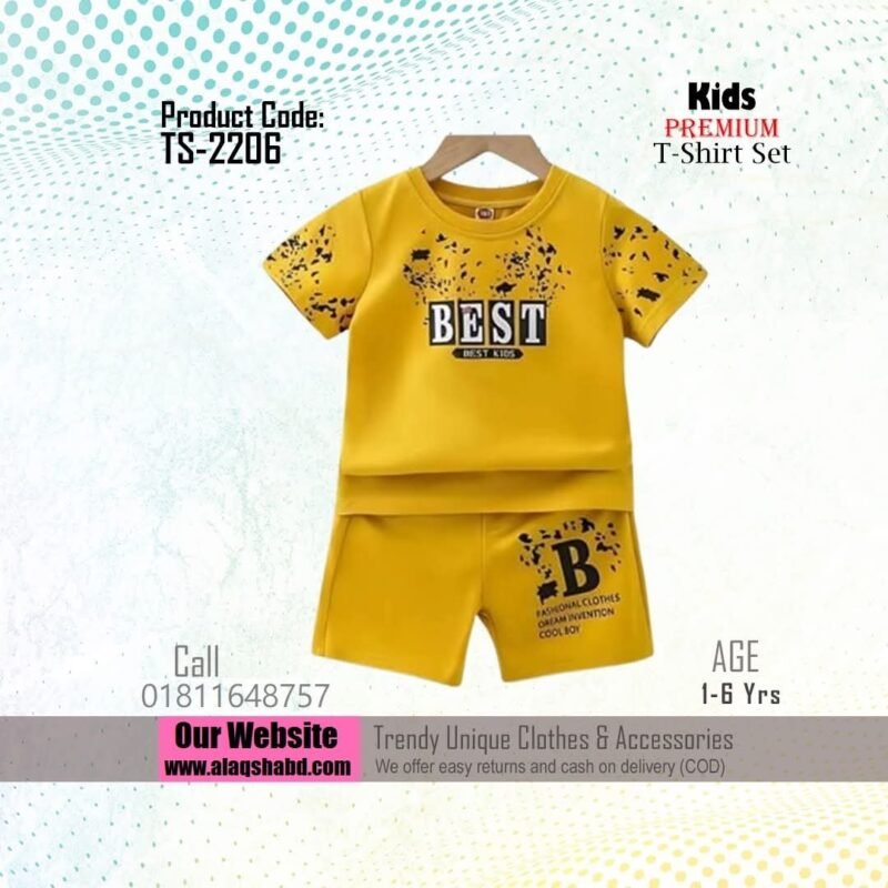 Premium Quality T-Shirt And Pant Combo Set For Baby ts2206